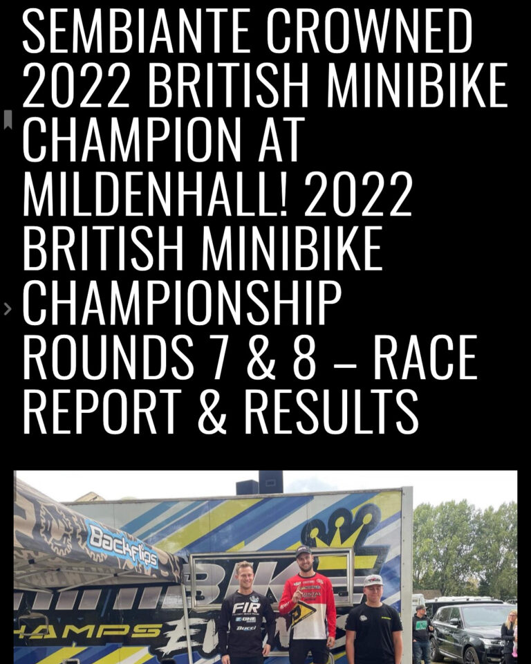 Check out the Dirt Hub race report for our final rounds at Mildenhall